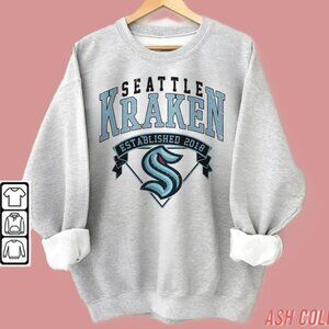 Seattle Hockey Shirt, Seattle Hockey Sweatshirt, Seattle Hockey Crewneck
